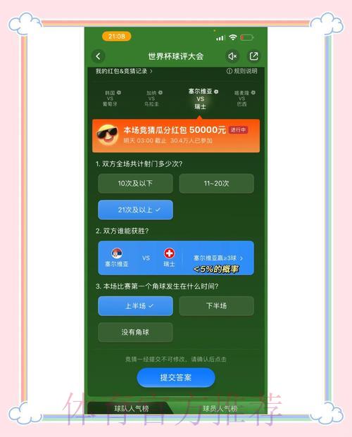 世界杯竞猜活动有哪些参与技巧 世界杯竞猜活动有哪些参与技巧